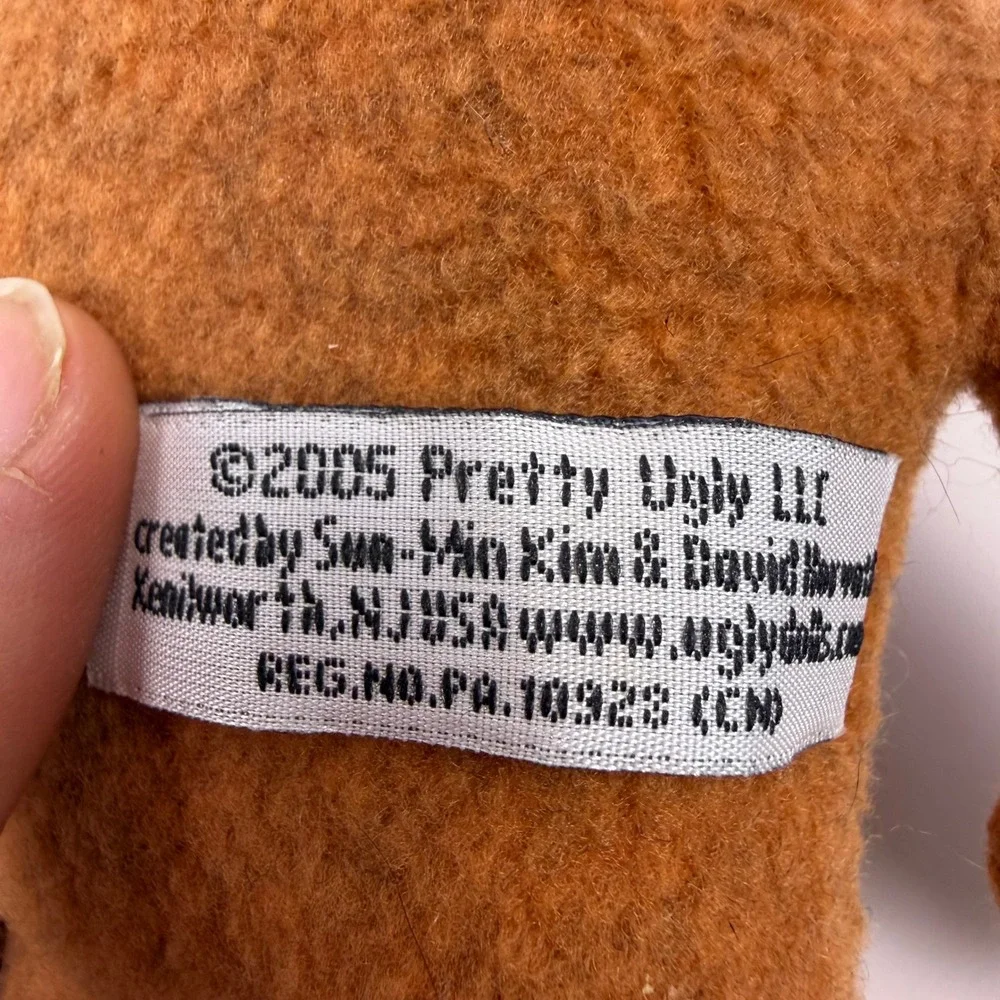 Uglydoll Ox Vintage 2005 Plush Kids Designer Toy Brown Polyester